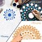 24PCS Mandala Stencils for Painting – Reusable Floral Mandala Templates for DIY Wall, Tile, Furniture, Canvas & Craft Decoration